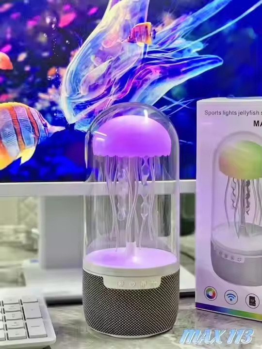 2 in 1 Colorful Jellyfish Lamp(Bluetooth Speaker)