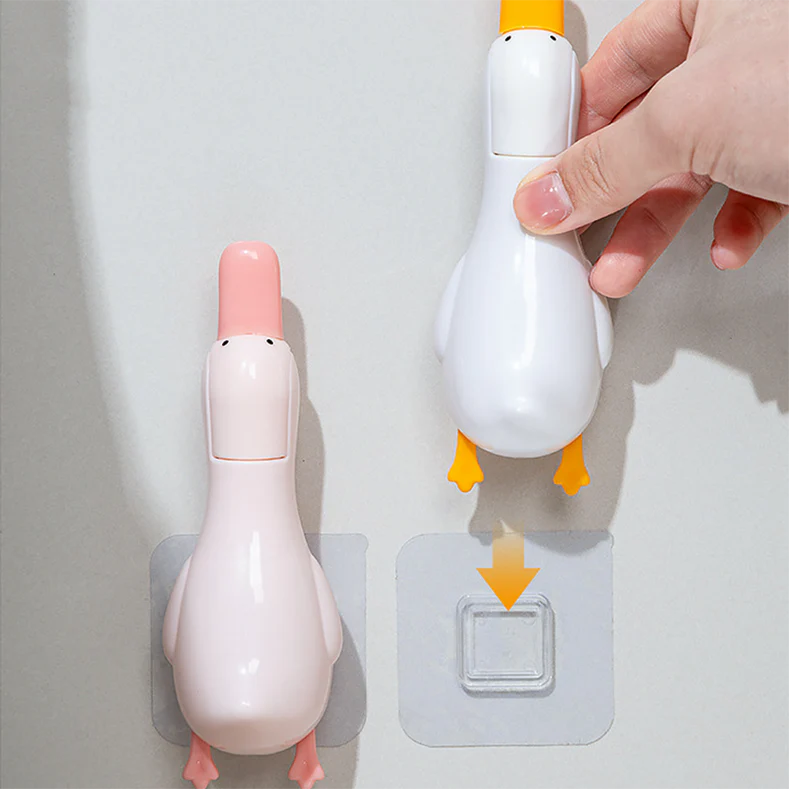 Cute Duck Bathroom Hair Remover Clips