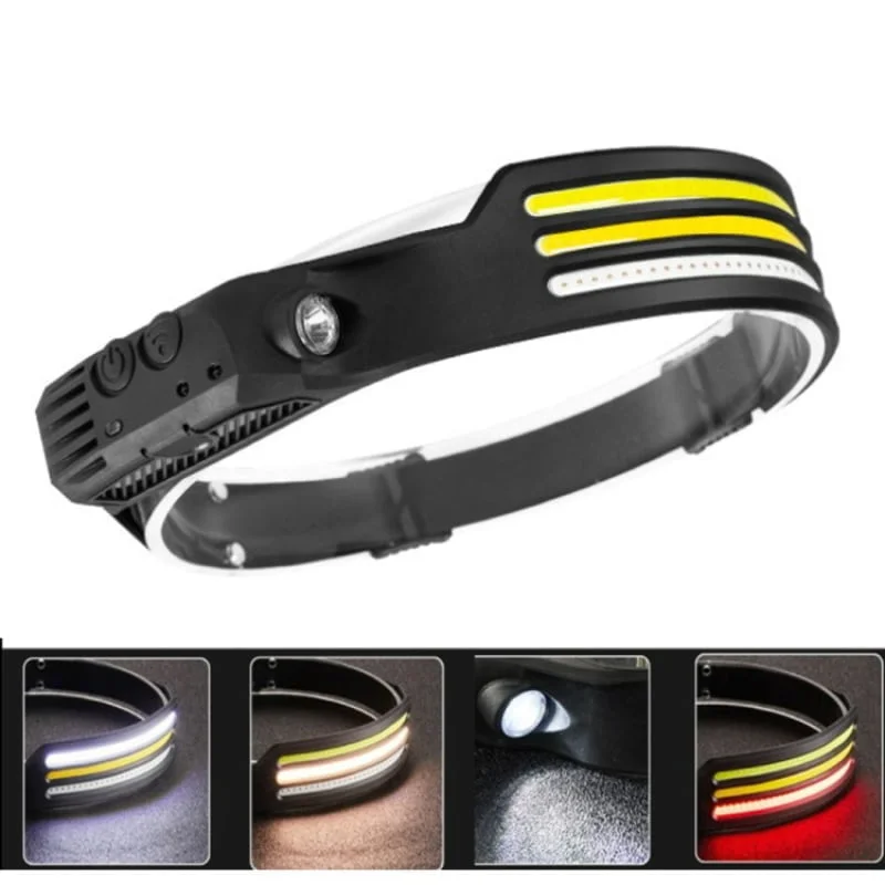Triple LED Induction Headlamp