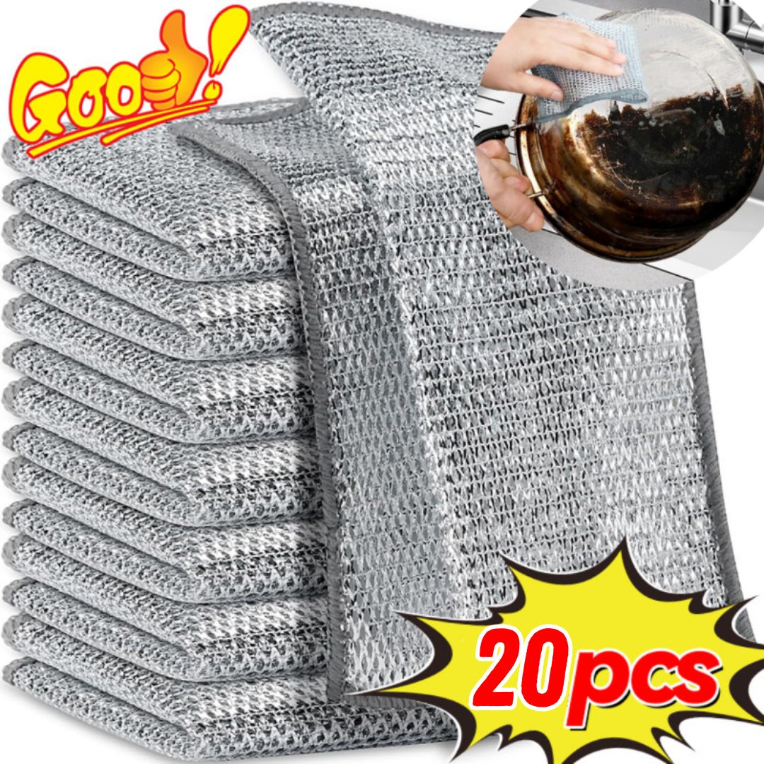 ২০ পিস ম্যাজিক মাজুনি (NON-SCRATCH Multipurpose Magic Dish Cloth)